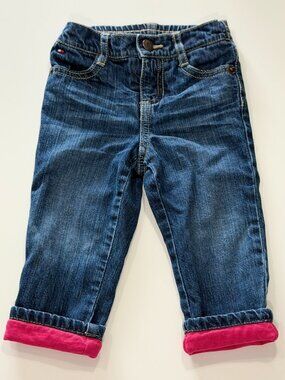 Tommy Hilfiger Jeans 18M – Pink Cotton Lining – Elastic Waistband